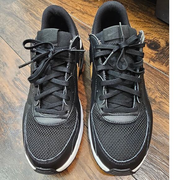 Nike Airmax Sneakers Size 10 Women Black Gold White - Picture 1 of 5